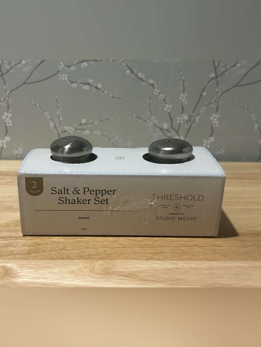 Threshold Studio McGee Metal Salt and Pepper Set -